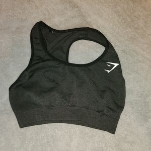 Black Gymshark Sports Bra